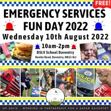 Join Free Emergency Services Fun Day in Daventry