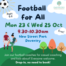 Free Football coaching sessions