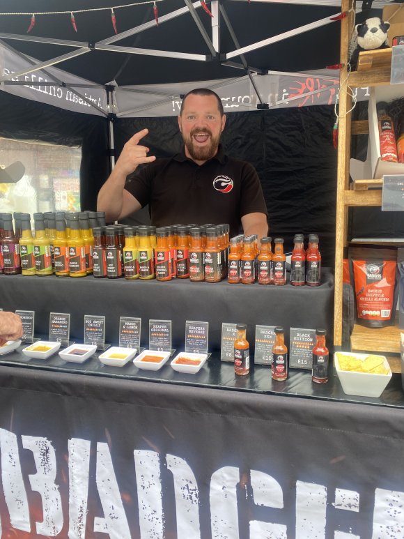 Smiley stall holders